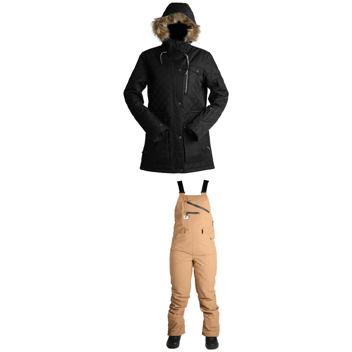 Ride Madison Jacket - Women's + Ride Emerald Bibs - Women's
