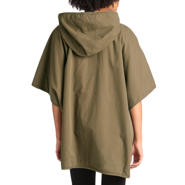 Bridge & Burn Selwyn Poncho - Women's Olive/Light Grey