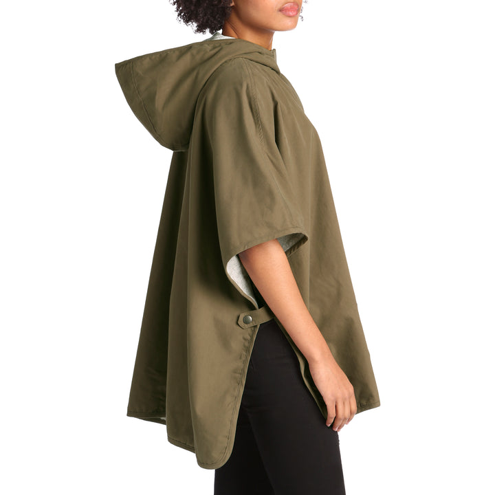 Bridge & Burn Selwyn Poncho - Women's Olive/Light Grey