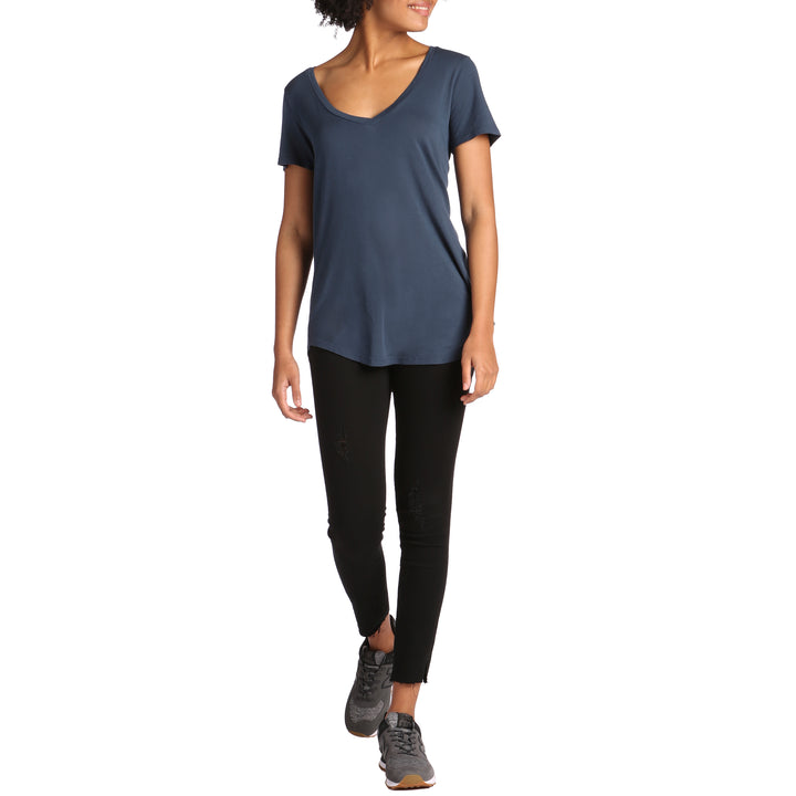 evo Sound V-Neck T-Shirt - Women's Navy