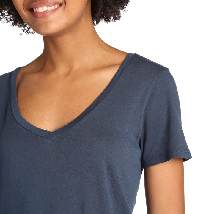 evo Sound V-Neck T-Shirt - Women's Navy