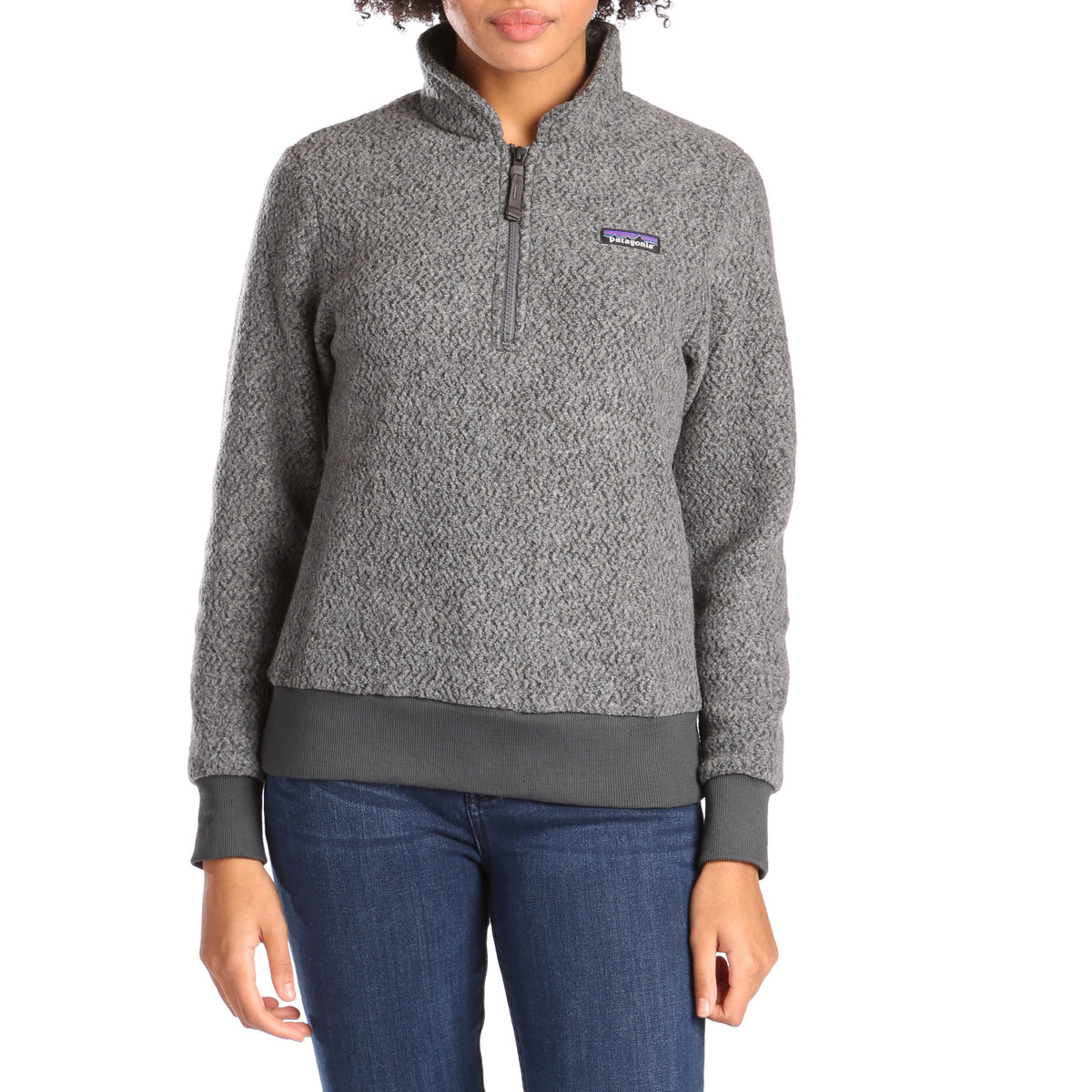 Patagonia Woolyester Fleece Pullover - Women's Forge Grey