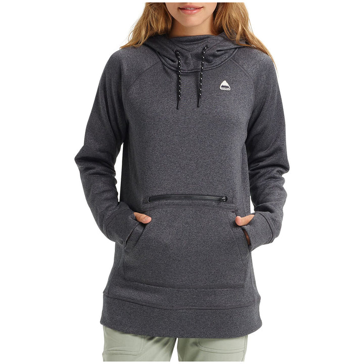 Burton Oak Long Pullover Hoodie - Women's Phantom Heather