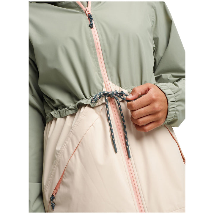 Burton Narraway Rain Jacket - Women's Shadow/Creme Brulee