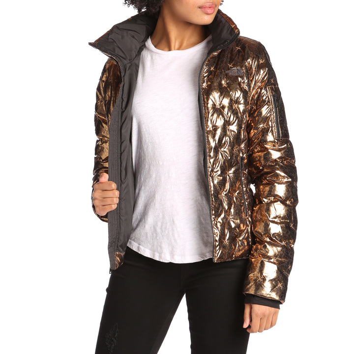 The North Face Holladown Crop Jacket - Women's Metallic Copper