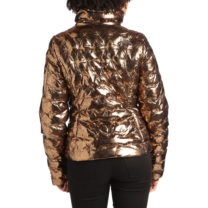 The North Face Holladown Crop Jacket - Women's Metallic Copper Back View
