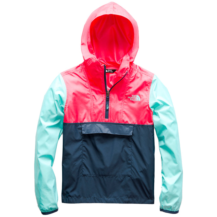 The North Face Fanorak Pullover Jacket - Girls' Blue Wing Teal