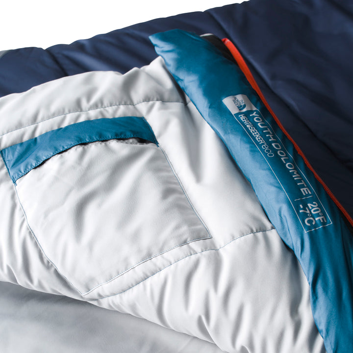 The North Face Dolomite Sleeping Bag - Kids' Cosmic Blue/Zinc Grey