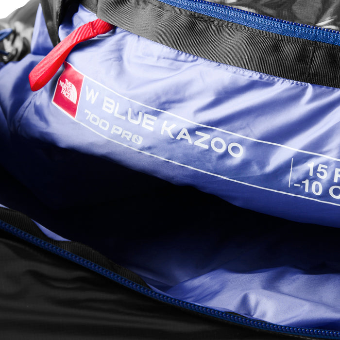 The North Face Blue Kazoo Sleeping Bag - Women's High Rise Grey/Stellar Blue