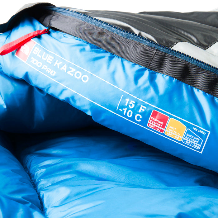 The North Face Blue Kazoo Sleeping Bag High Rise Grey/Hyper Blue
