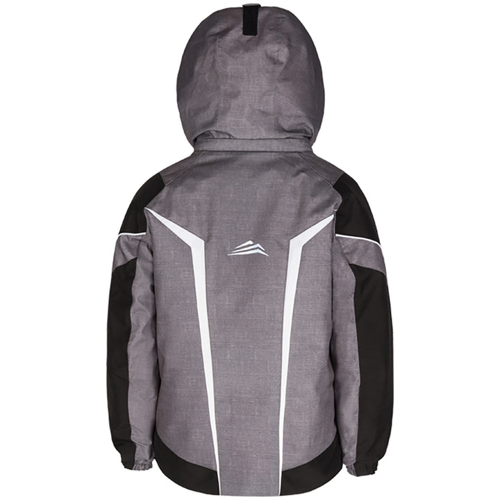 Jupa Louka Jacket - Little Boys' Heather Grey Denim Print