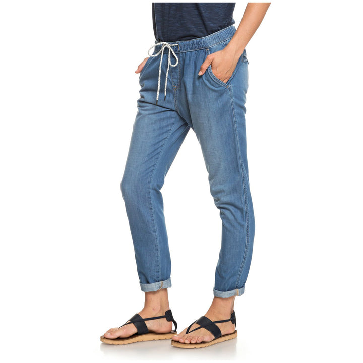 Roxy Beachy Denim Pants - Women's Medium Blue