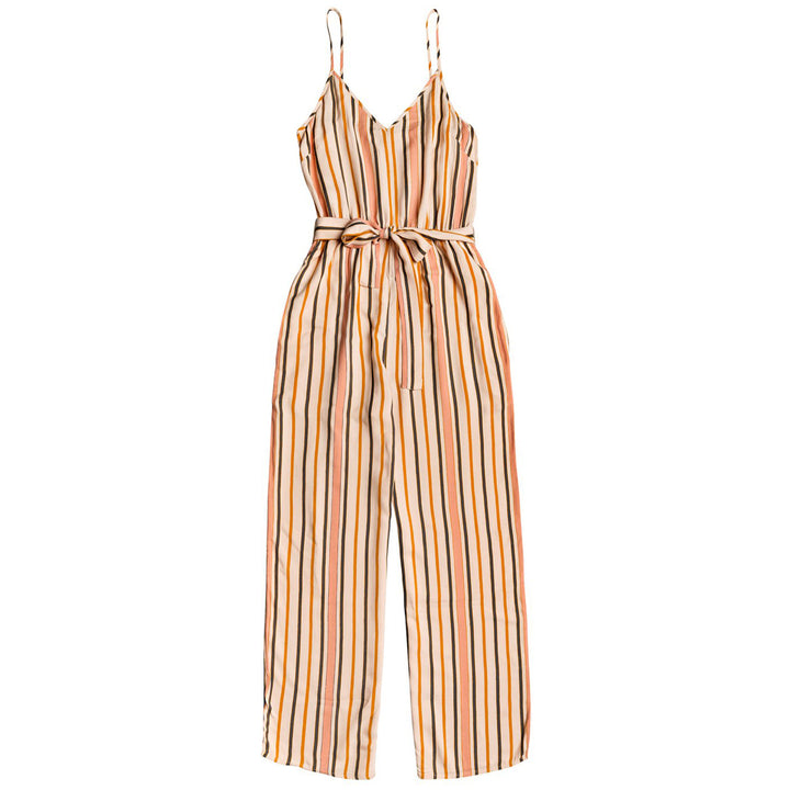 Roxy Cha Cha For Now Jumper - Women's Cream Tan Macy Stripe