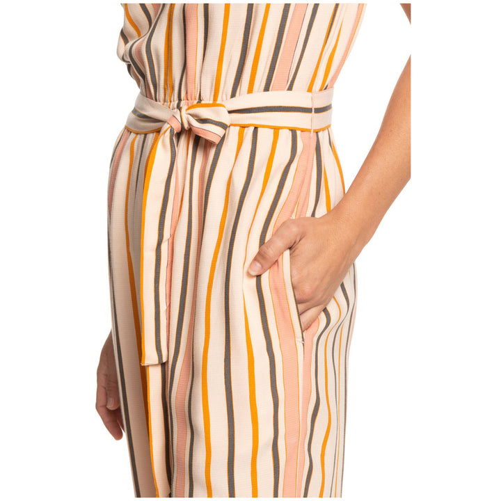 Roxy Cha Cha For Now Jumper - Women's Cream Tan Macy Stripe