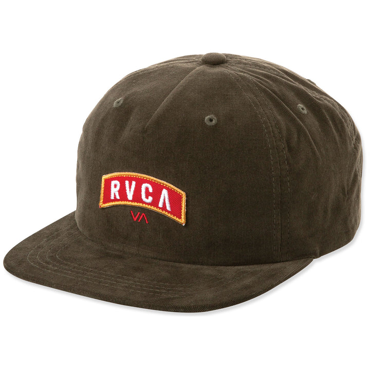 RVCA Everett Snapback Hat Olive