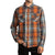 RVCA Muir Flannel Long-Sleeve Shirt Rust Orange