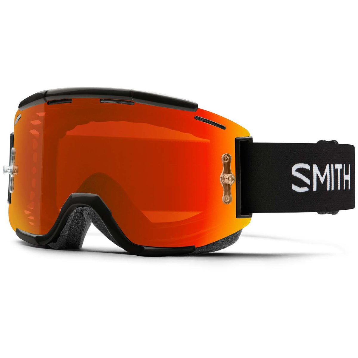 Smith Squad MTB Goggles Black/Chromapop Everyday Red Mirror + Clear