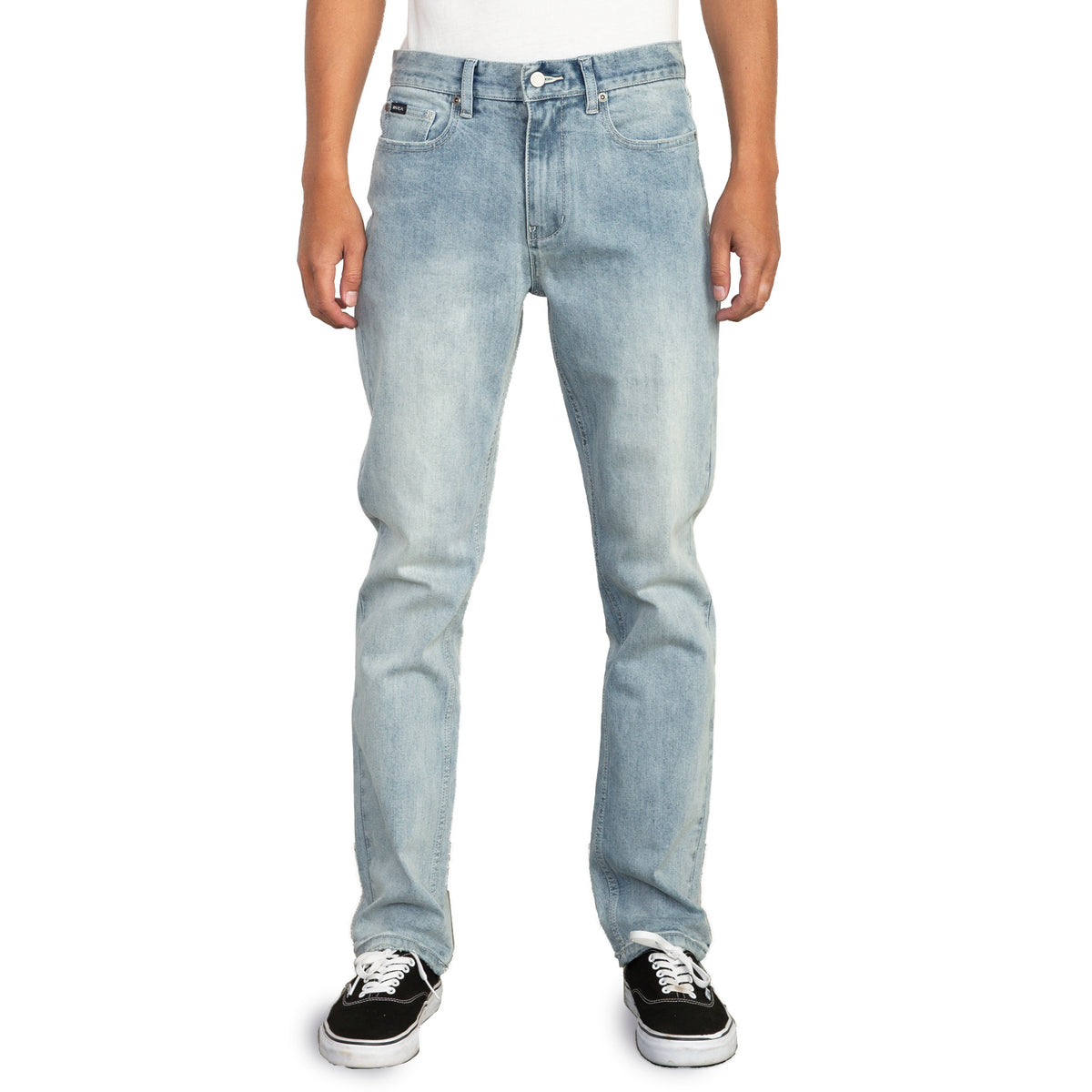 RVCA Weekend Straight Fit Jeans Stone Vintage