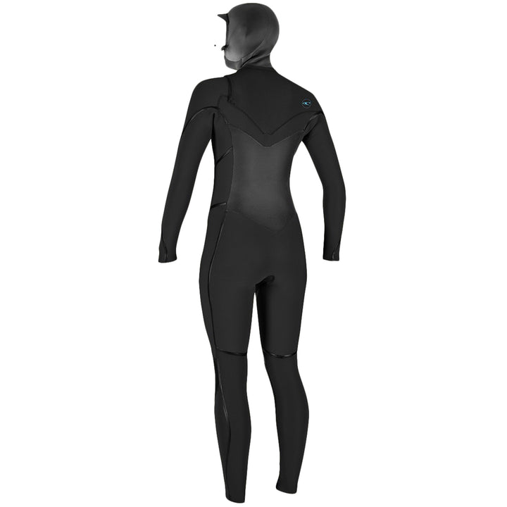 O'Neill Psycho Tech 5.5/4 Chest Zip Hooded Wetsuit - Women's Black