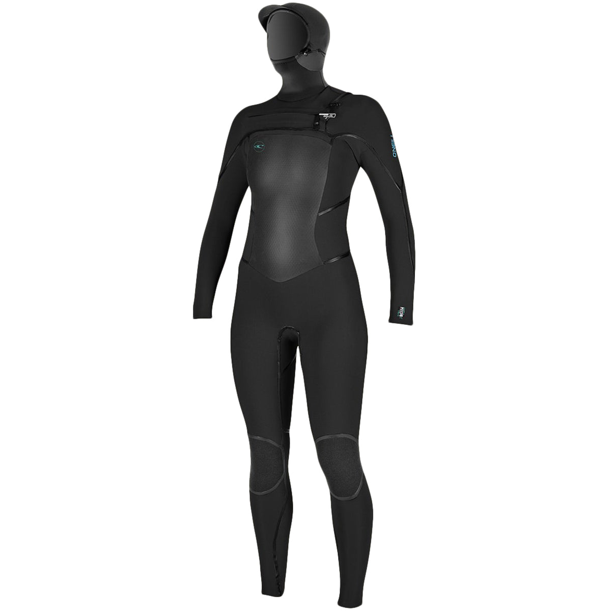 O'Neill Psycho Tech 5.5/4 Chest Zip Hooded Wetsuit - Women's Black