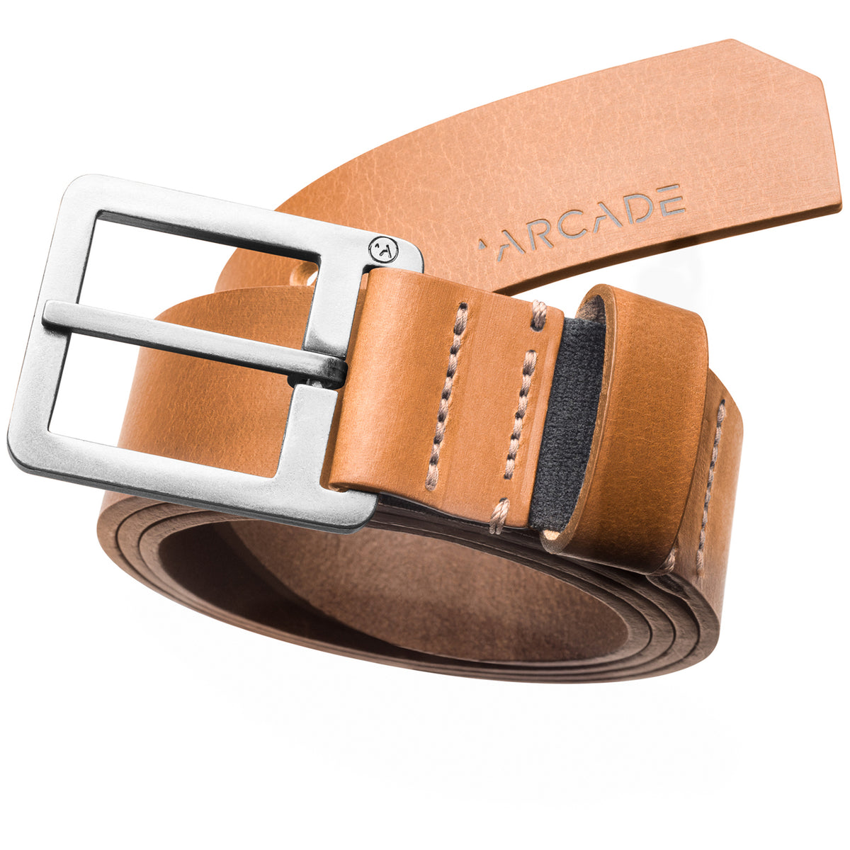 Arcade Padre Leather Belt Tan