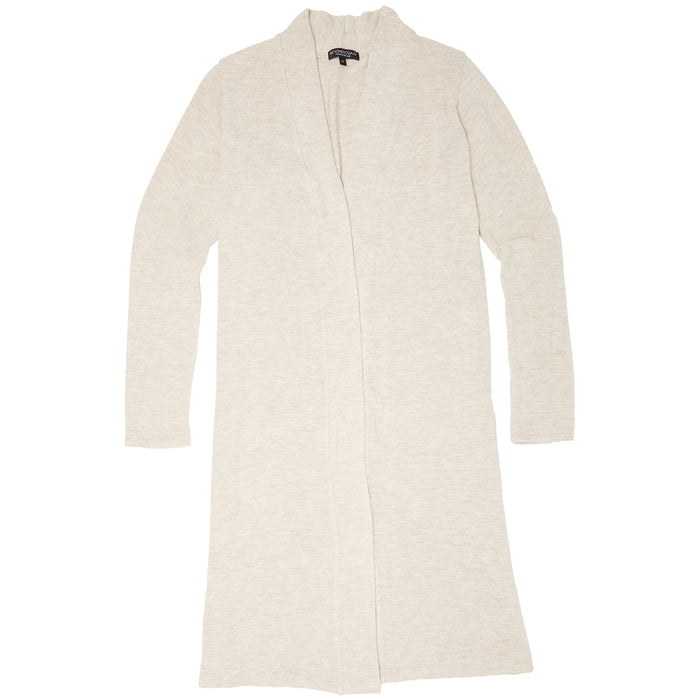 Beyond Yoga High Slits Long Duster - Women's Oatmeal Heather