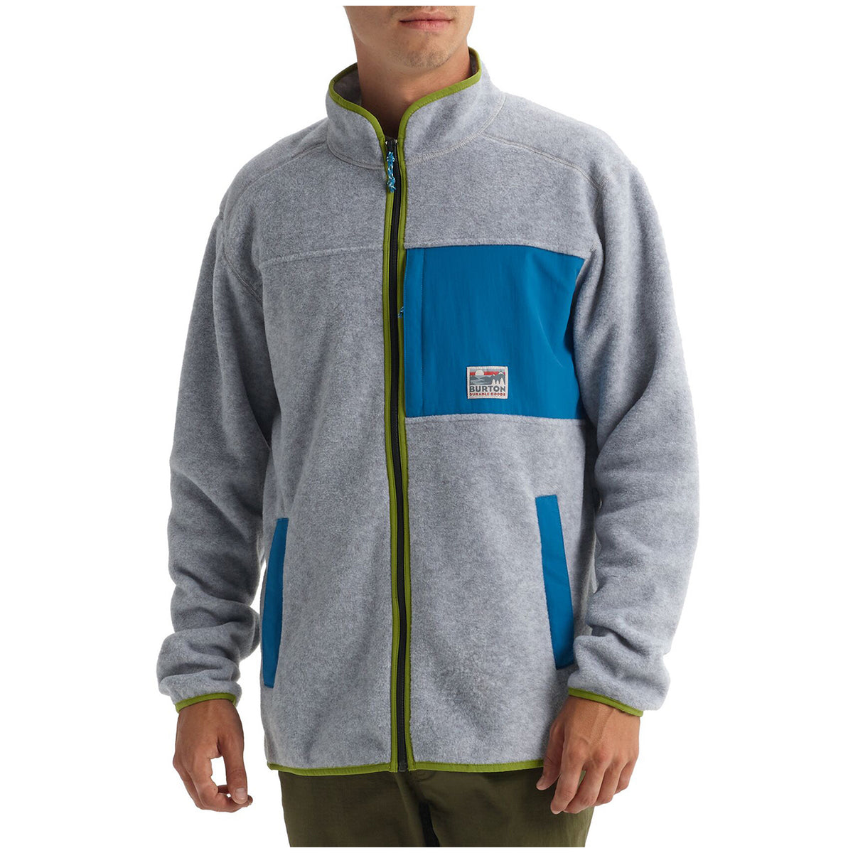Burton Hearth Full-Zip Fleece Grey Heather