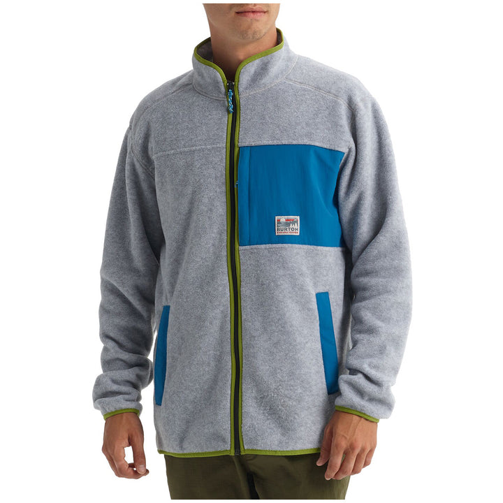 Burton Hearth Full-Zip Fleece Grey Heather