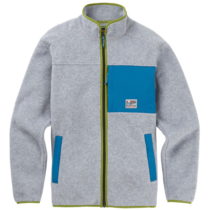 Burton Hearth Full-Zip Fleece Grey Heather