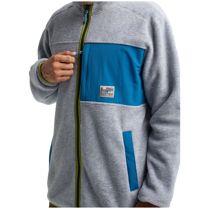 Burton Hearth Full-Zip Fleece Grey Heather