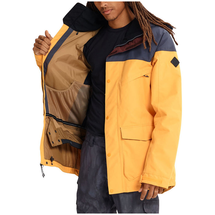 Burton Breach Insulated Jacket Golden Rod/Trocadero