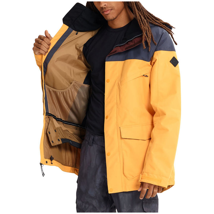 Burton Breach Insulated Jacket Golden Rod/Trocadero