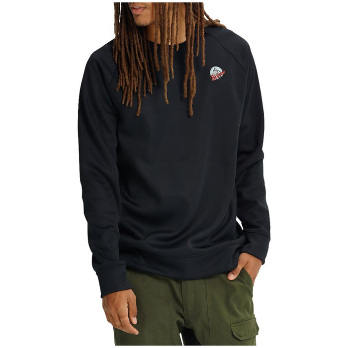Burton Crown Bonded Crew Sweatshirt True Black