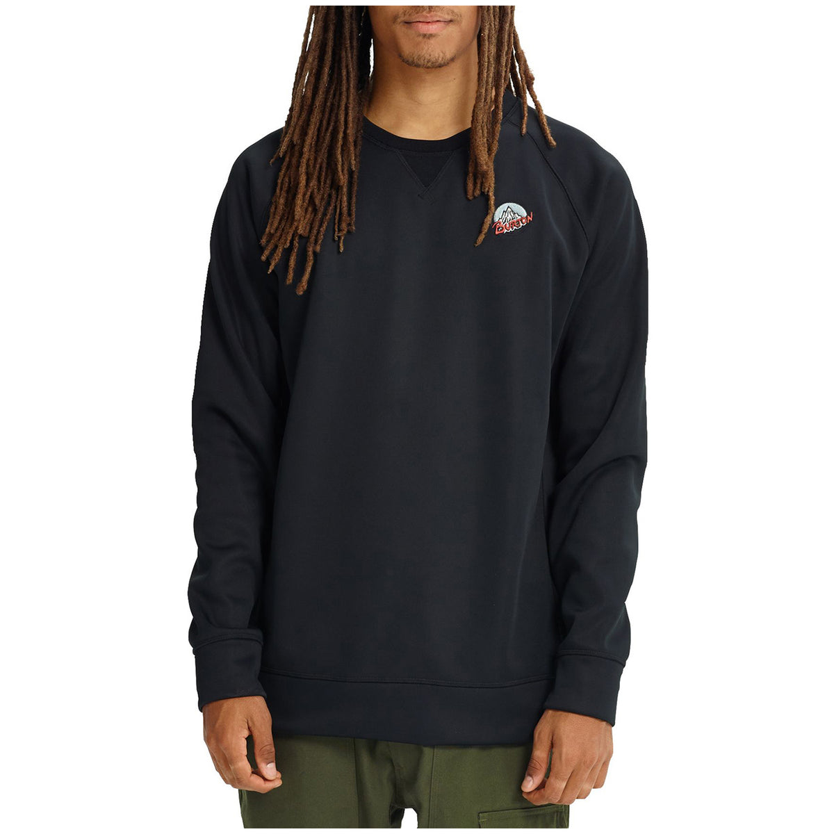Burton Crown Bonded Crew Sweatshirt True Black