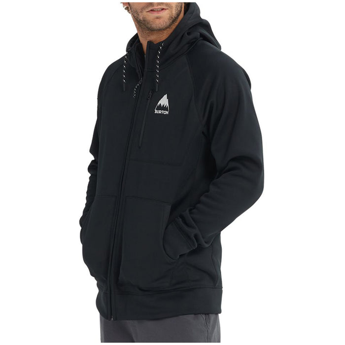 Burton Crown Bonded Full-Zip Hoodie True Black