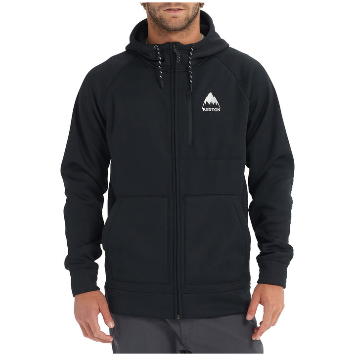 Burton Crown Bonded Full-Zip Hoodie True Black