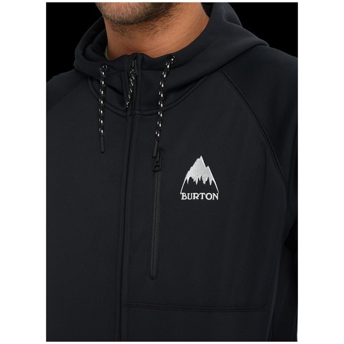 Burton Crown Bonded Full-Zip Hoodie True Black