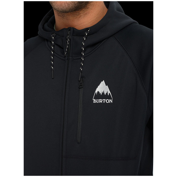 Burton Crown Bonded Full-Zip Hoodie True Black