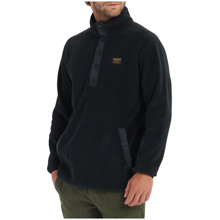 Burton Hearth Pull-Over Fleece True Black