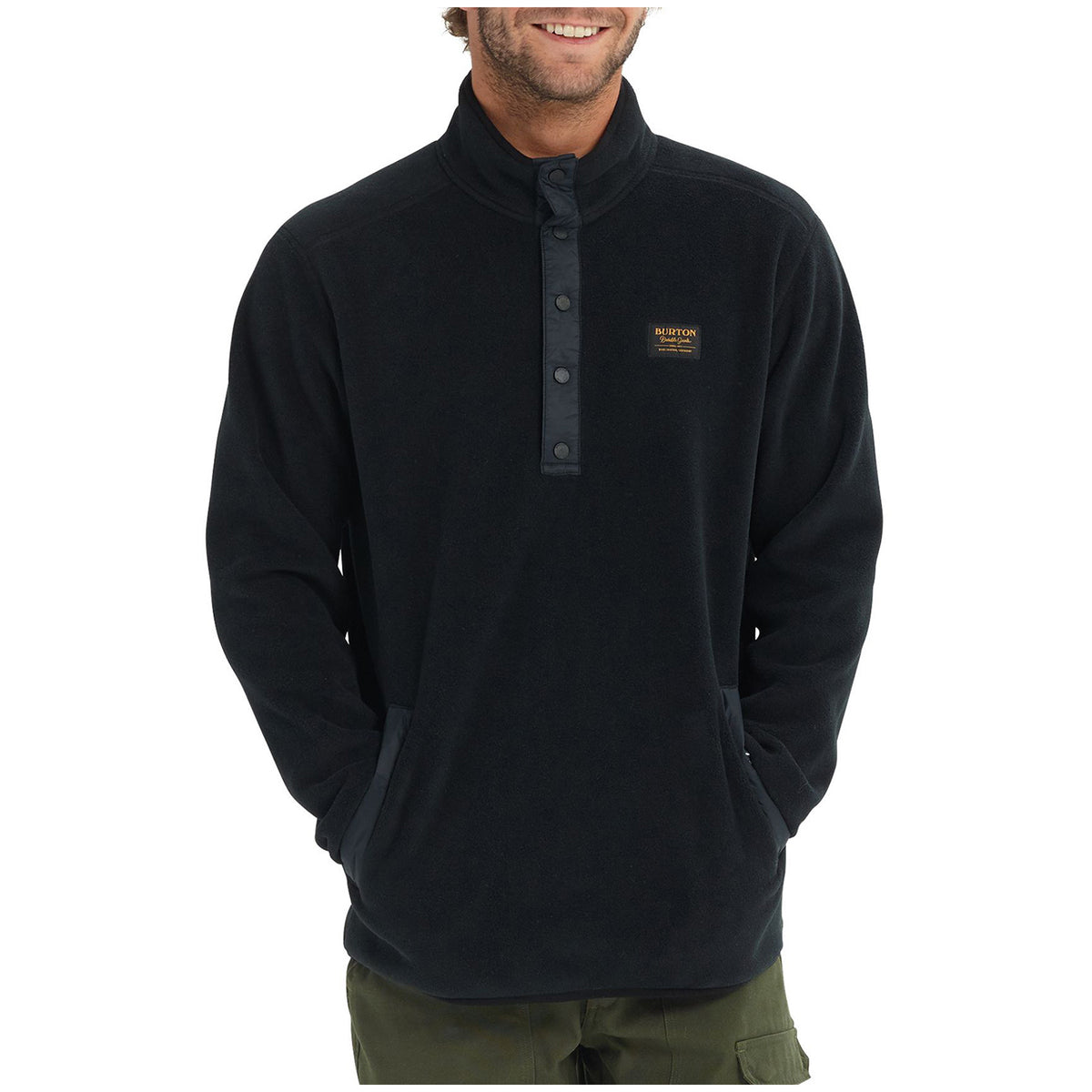 Burton Hearth Pull-Over Fleece True Black