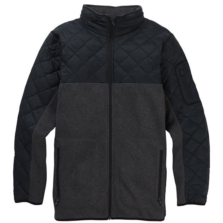 Burton Pierce Fleece Jacket True Black Heather