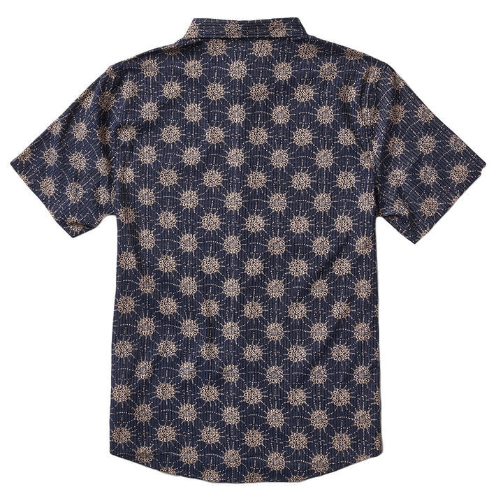 Roark Bless Up Short-Sleeve Shirt Navy