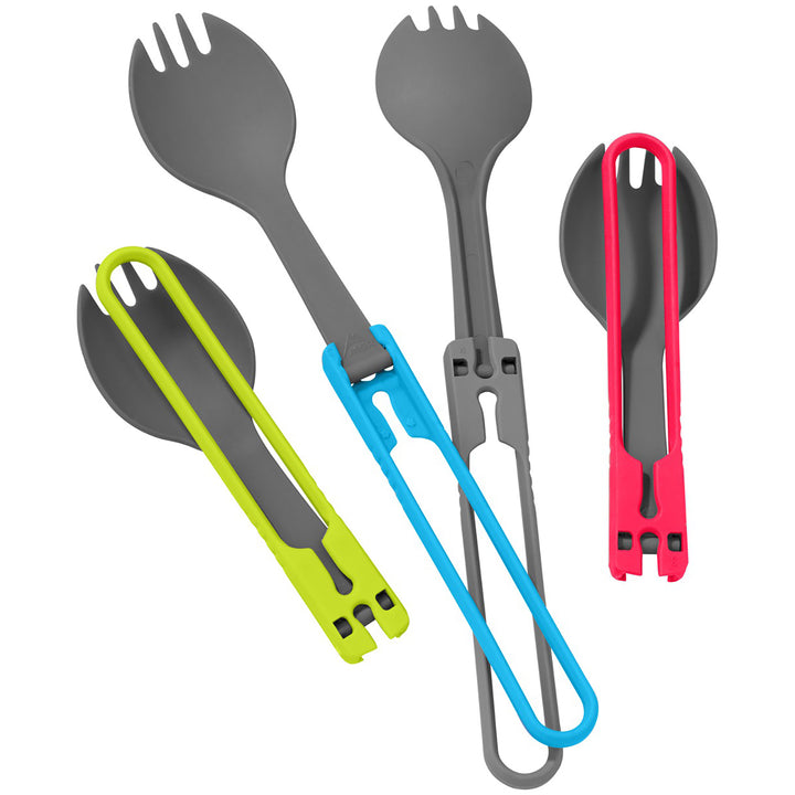 MSR 4 Piece Spork Utensil Set Multi