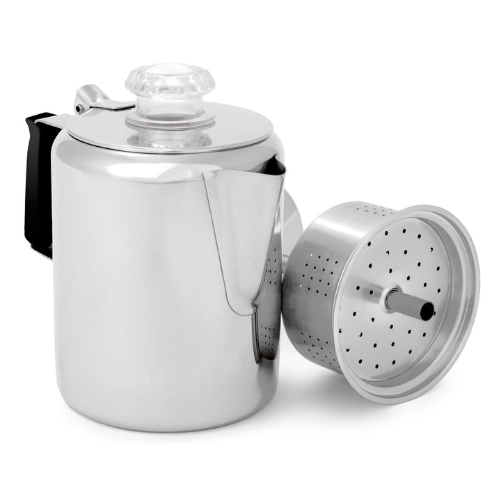 GSI Outdoors Glacier Stainless 3 Cup Percolator Polished