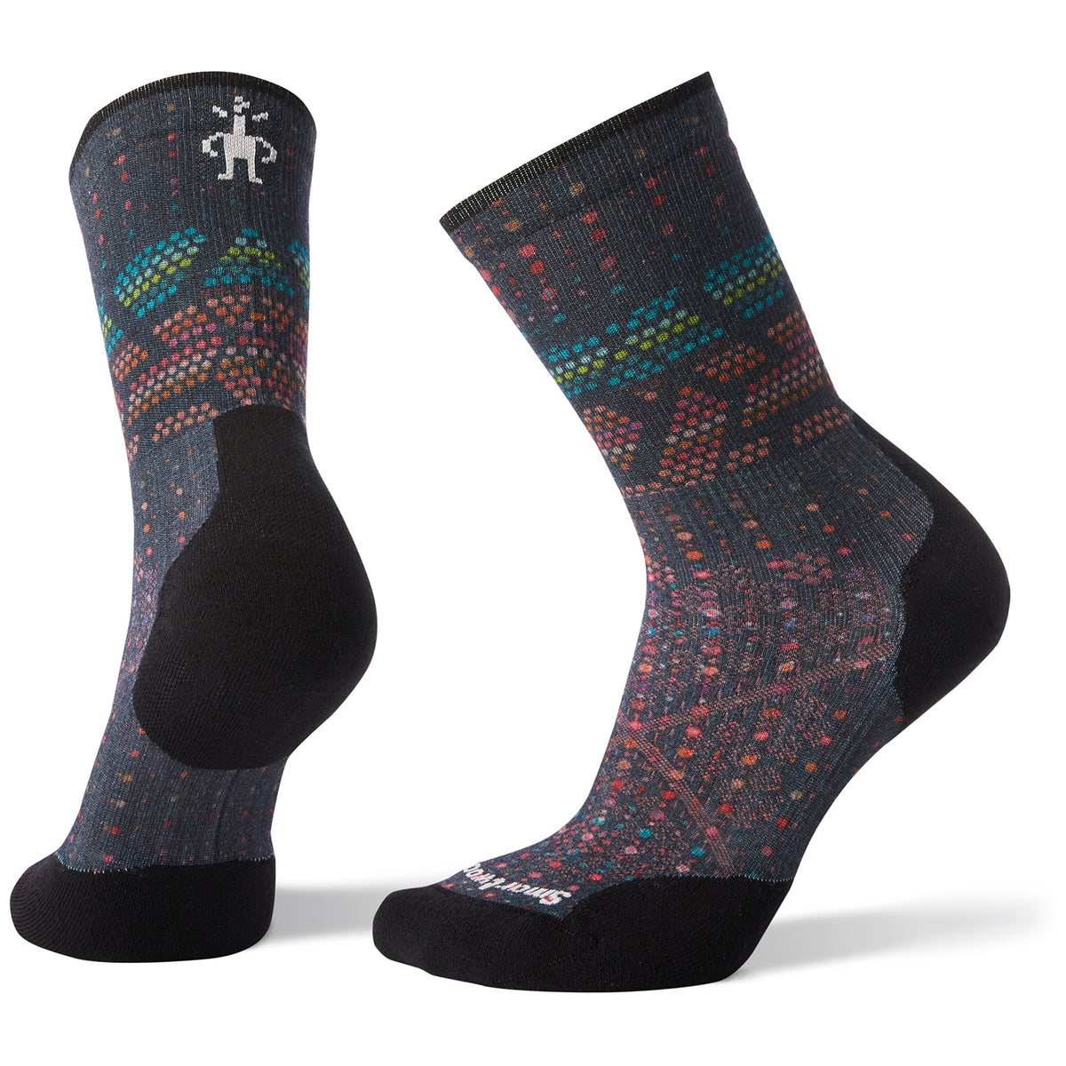 Smartwool PhD® Run Light Elite Print Crew Socks - Women's Deep Navy
