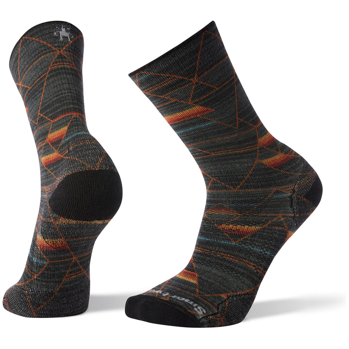 Smartwool PhD® Outdoor Light Margarita Print Crew Socks Graphite