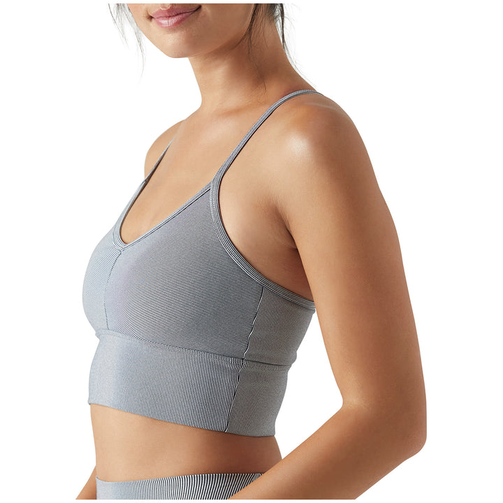 Glyder Premier Bra - Women's Vertical Stripe Black/White