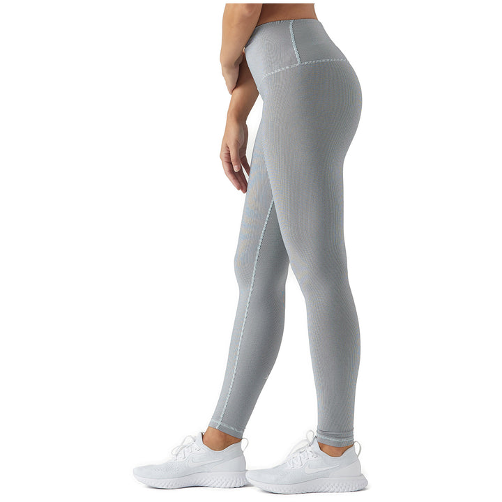 Glyder High Power II Leggings - Women's Vertical Stripe Black/White