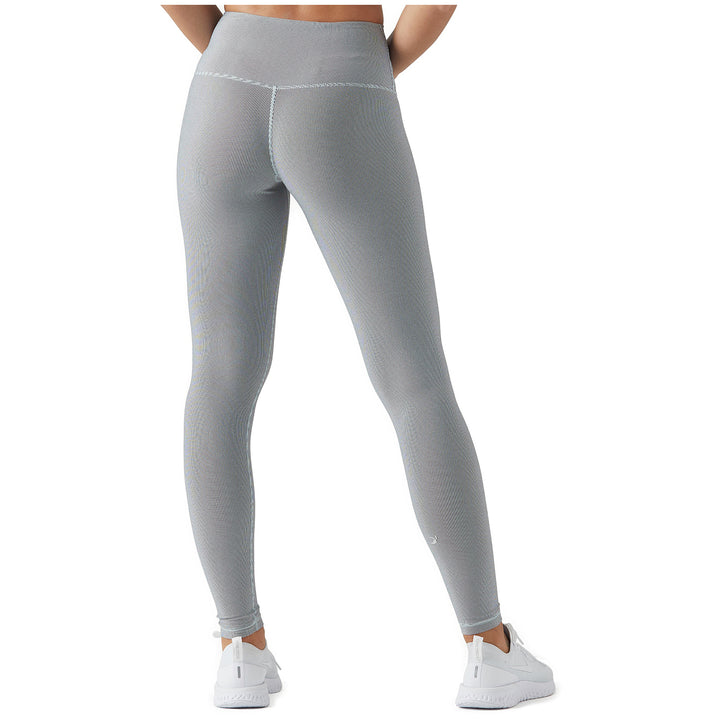 Glyder High Power II Leggings - Women's Vertical Stripe Black/White