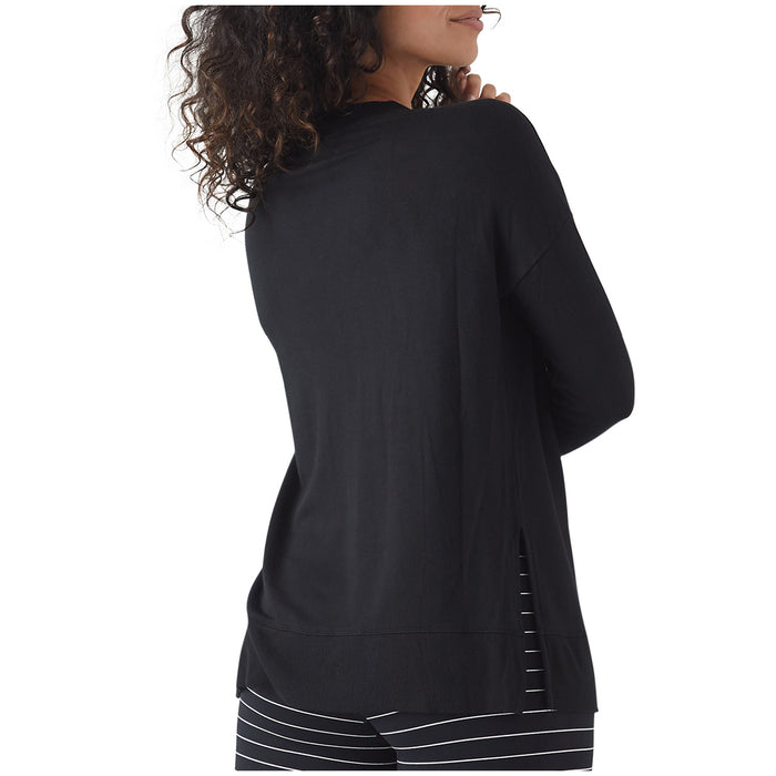 Glyder Lounge Long Sleeve Sweatshirt - Women's Black